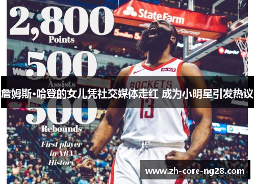 詹姆斯·哈登的女儿凭社交媒体走红 成为小明星引发热议